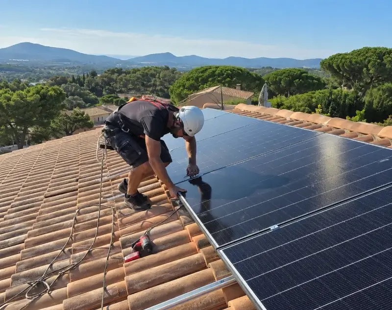 Installateur panneaux solaires Sansais — pose photovoltaïque sur toiture