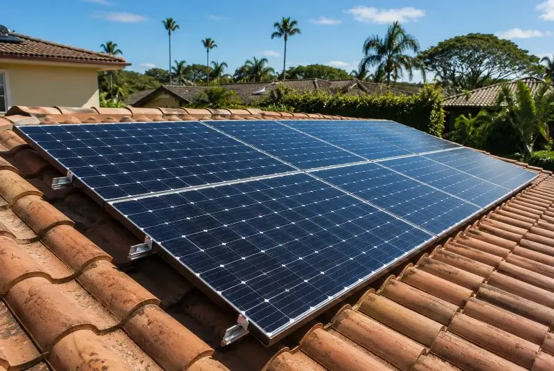 Installation de panneaux solaires à Sansais